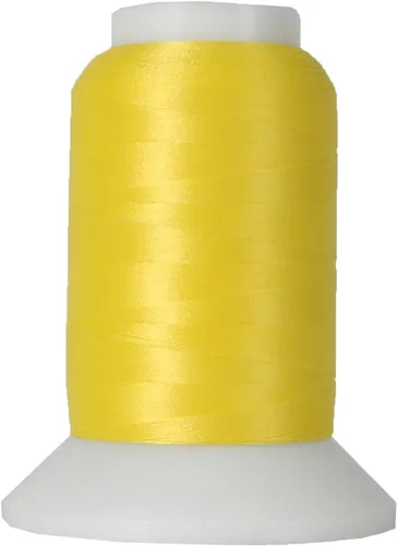 Miniatura 35 de Hilo elástico lanudo de Threadart para serger - Bobinas de 1000 m - Hilo de nailon para traje de baño, lencería, tejidos - Negro - Color 9228
