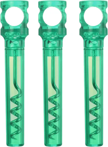 Miniatura 7 de uxcell Sacacorchos de viaje de 4.2 pulgadas, sacacorchos de bolsillo, abridor de vino portátil, mini abridor de corcho de vino de plástico
