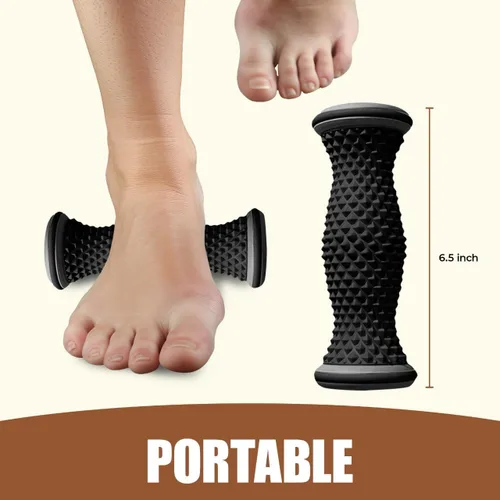 Miniatura 6 de Rodillo masajeador de pies, herramienta portátil para aliviar el arco y la fascitis plantar, rodillo de masaje muscular de tejido profundo