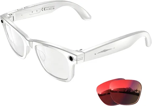 Miniatura 9 de Lentes inteligentes AI con cámara HD de 8 MP para hombres y mujeres, 1080P, para grabación de video, traducción en tiempo real, audio de oído