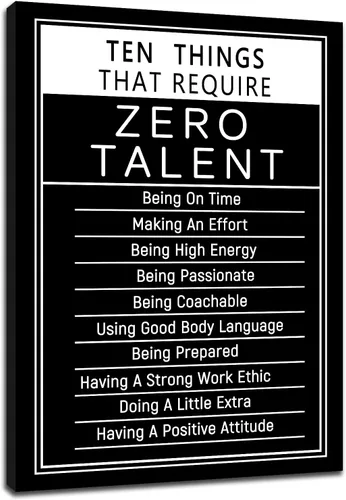 Miniatura 68 de Motivational Wall Art 1% Better Every Day Quote Framed Canvas Poster Inspirational Wall Decor for Office Gym Study Room Small Size Growth Mindset
