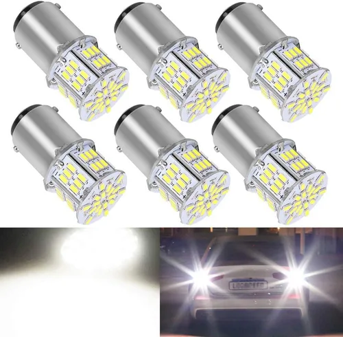 Miniatura 7 de BA15D 1130 1142 1176 Bombilla LED Blanca Cálida Brillante Bombilla de Luz LED Interior para Automóvil Remolque Marina RV Cámper Barco Como Luz