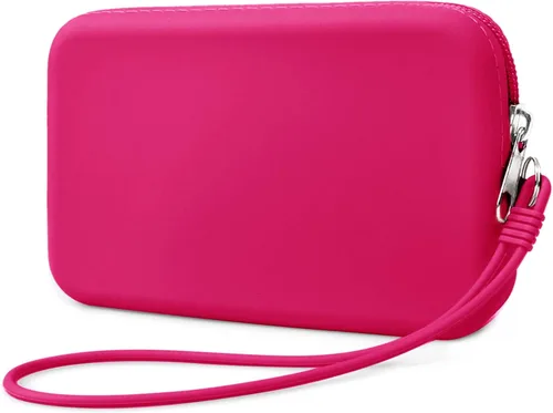 Miniatura 11 de Bolsa de maquillaje grande de silicona, bolsa de aseo de viaje para mujer, bolsa de maquillaje grande, organizador portátil para cosméticos, bolsa