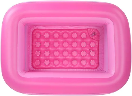 Miniatura 4 de Piscina familiar inflable con bomba de 47.2 x 35.4 x 14.2 in, piscinas para niños y adultos o toda la familia, más que otras piscinas inflables