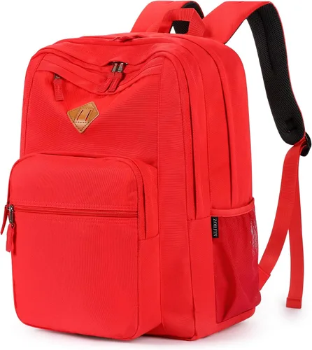 Miniatura 36 de ZORFIN - Mochila de 26 litros para la escuela, universidad y viajes, impermeable, con 8 compartimentos, Verde militar, Moderno