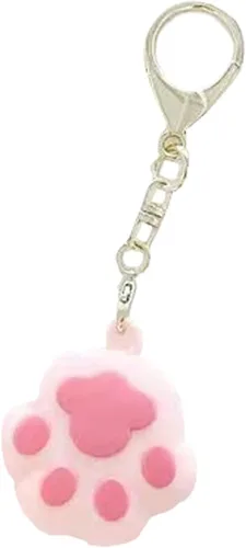 Miniatura 5 de Kawaii - Funda de silicona con diseño de gato de dibujos animados compatible con Airtags Finder Location Tracker Llavero para niños y mascotas llaves