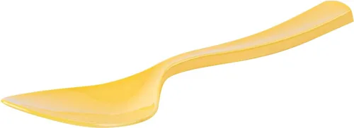 Miniatura 11 de Restaurantware Cucharas de postre de 4.5 x 1 pulgada, 500 cucharas de degustación desechables, asas resistentes, cucharas de plástico amarillo bebé