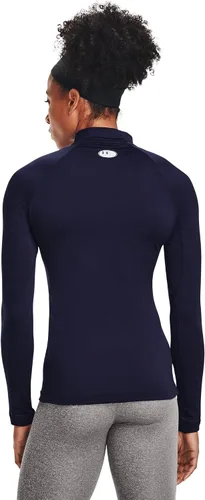 Miniatura 2 de Under Armour ColdGear Authentics - Camiseta de cuello alto falso para mujer