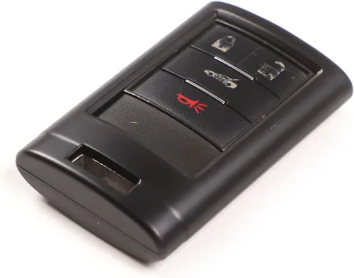 Miniatura 10 de Funda para llavero de automóvil, carcasa inteligente con control remoto inteligente con llaveros de cuero compatible con Chevrolet Corvette C6 C7