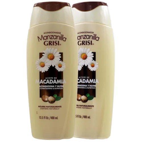 Grisi Acondicionador de Manzanilla, Acondicionador para el Cabello con Extracto de Manzanilla, Aclara Naturalmente tu Cabello mientras agregas