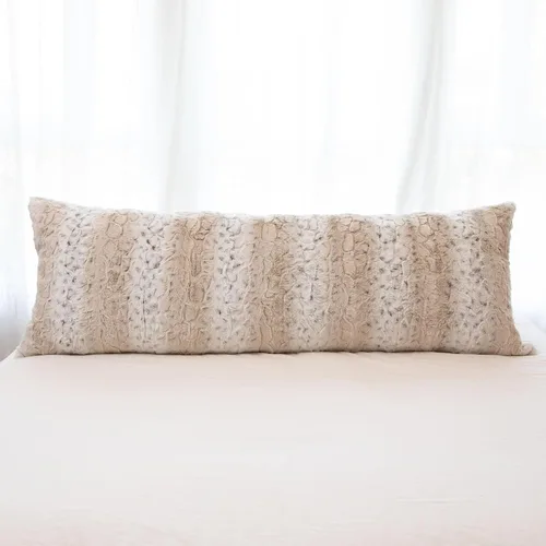 Miniatura 10 de Cheer Collection Almohadas de piel sintética con insertos – Juego de 2 almohadas decorativas cuadradas para sofá, 12 x 20 pulgadas, diseño