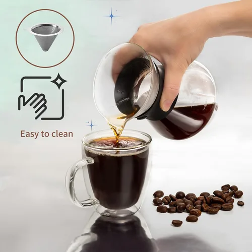 Miniatura 5 de Mixpresso Coffee cafetera de derrame, Transparente