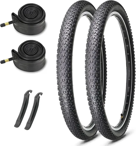 Miniatura 9 de MOHEGIA Llantas de bicicleta de montaña – 20/24/26/27.5 pulgadas plegables de repuesto de neumáticos de bicicleta MTB, cuentas de acero todo terreno