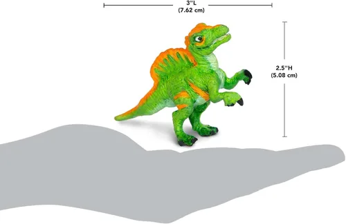 Miniatura 5 de Safari Ltd. Dino Dana Baby Spinosaurus in Egg Figurine - Huevo de dinosaurio de 4.5 pulgadas, juguete educativo para niños, niñas y niños a partir