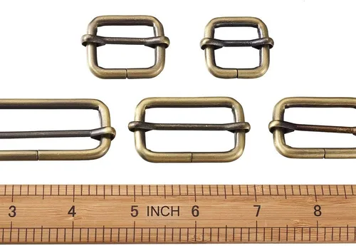 Miniatura 5 de Hebillas deslizantes de ajuste de hierro, Bronce antiguo
