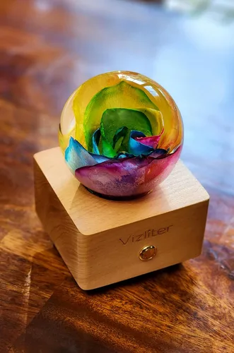 Miniatura 5 de Vizliter Auriculares Bluetooth prismáticos y altavoz Bluetooth Rainbow Rose Combo