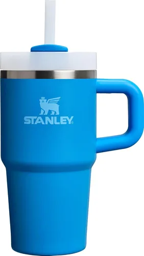 Miniatura 96 de Stanley Quencher H2.0 - Vaso de acero inoxidable con asa, pajilla y tapa FlowState giratoria de 3 posiciones; aislamiento térmico, sin BPA; apto