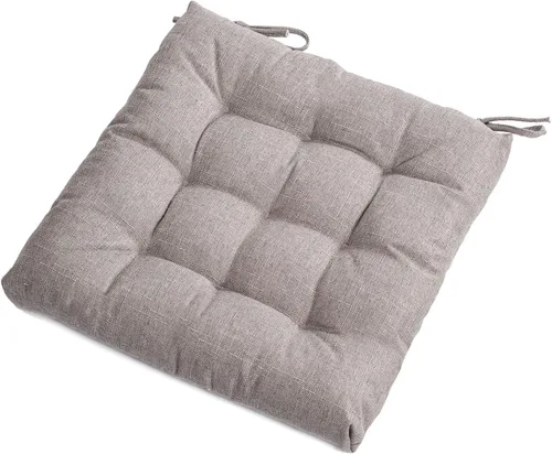 Miniatura 3 de SQUARE MOON Paquete de 4 cojines para silla, cojines de asiento, almohadillas para silla, tapete para silla de interior y exterior, sillas de Beige