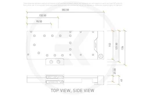 Miniatura 3 de EK WB EK QuanVector² XC3 RTX80/90 ABP D-RGB Pl 3831109892268