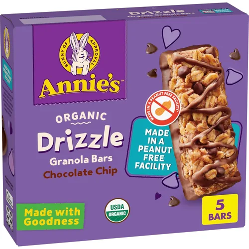 Miniatura 22 de Annie's Barras de granola masticables orgánicas, chispas de chocolate, 12 unidades (paquete de 6)