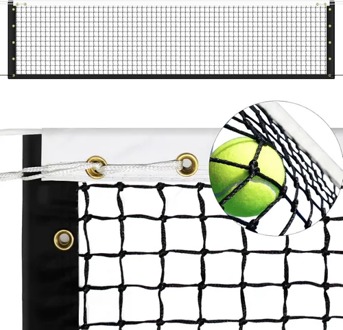 Miniatura 8 de Tennis Net Professional Tennis Court Net 42FT Replacement Nets Heavy Duty Sport Nets with 2 Fiberglass Dowels, Compatible with Outdoor Indoor
