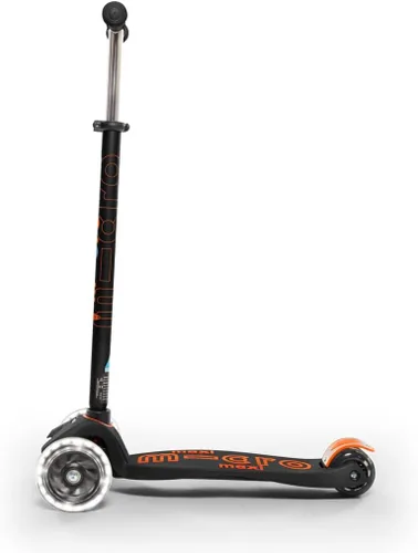 Miniatura 2 de Micro Kickboard – Maxi Deluxe LED – Monopatín pequeño de tres ruedas, inclinado a girar, diseño suizo para niños con ruedas con luces LED activadas