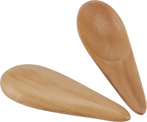 Miniatura 4 de HAKZEON 20 mini cucharas de madera, cuchara de sal pequeña con mango corto, pequeñas cucharas de madera para tarros de especias, hojas de té