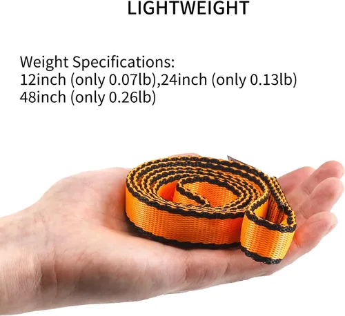 Miniatura 6 de NewDoar 16mm Cuerda de Escalada Certificada UIAA CE, 23KN Certificada EN566, Cordón Utilitario para Escalada en Roca, Creación de Sistemas de Naranja