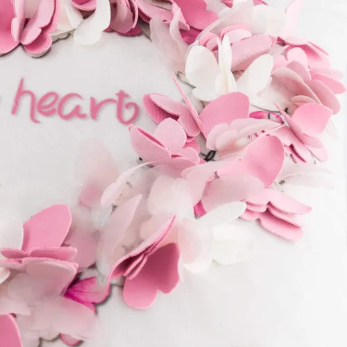 Miniatura 5 de KINGROSE Funda de almohada decorativa con diseño de mariposa 3D, diseño de corazón dulce, funda de cojín suave para el Día de San Valentín, Día
