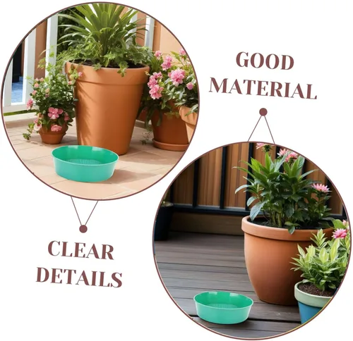 Miniatura 3 de Yardwe Tamiz de suelo ligero de malla de plástico para jardinería para filtrar piedras Fácil uso Tamiz de pantalla de jardín para compostaje casero