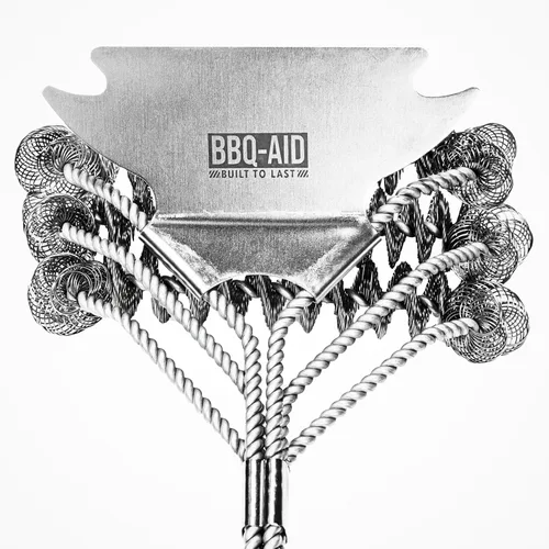 Miniatura 7 de BBQ-AID Cepillo de parrilla para parrilla al aire libre sin cerdas, cepillo de barbacoa de 18 pulgadas para kit de limpieza de parrilla, cepillo
