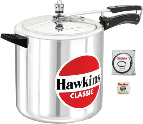Miniatura 2 de Olla a presión de aluminio Hawkin Classic CL15, pequeña, 0.4 galones, color plateado, Plateado