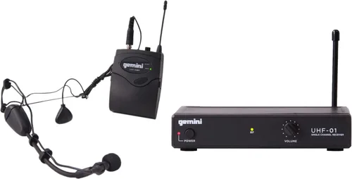 Miniatura 8 de Gemini UHF - Paquete de micrófonos inalámbricos profesionales de mano y de solapa, receptor de doble canal, largo alcance para presentaciones