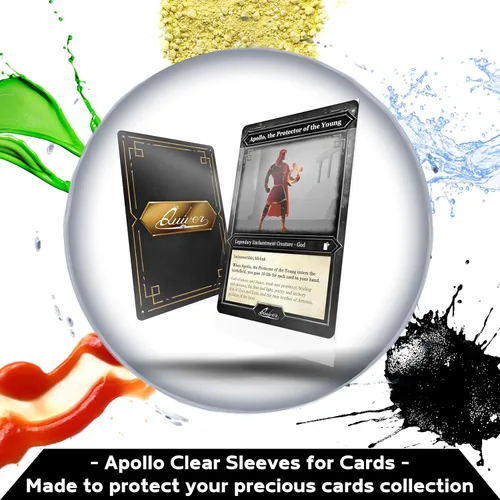 Miniatura 3 de Quiver Time 200 fundas transparentes estándar Apollo para tarjetas Magic: The Gathering Cards y otras tarjetas TCG – Funda ultra transparente