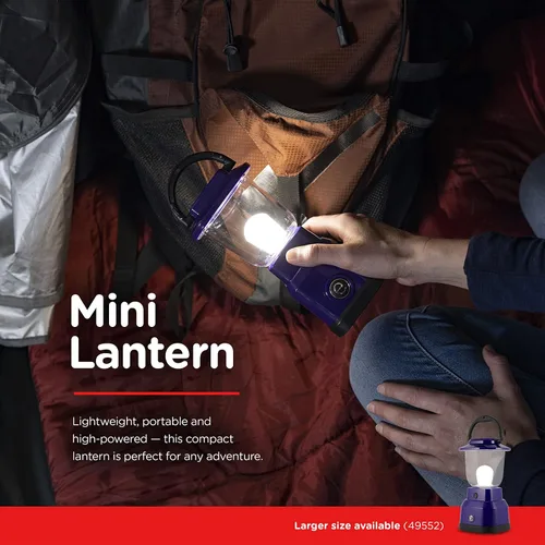 Miniatura 2 de Enbrighten Mini linterna LED para campamento, funciona con pilas, 200 lúmenes, 40 horas de funcionamiento, 3 modos, luz nocturna para niños, ideal