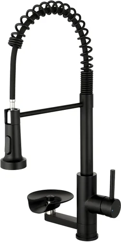Miniatura 14 de Grifo de cocina sin contacto con rociador extraíble, luz LED, grifo de fregadero de cocina de una sola manija, sensor de movimiento, manos libres, A