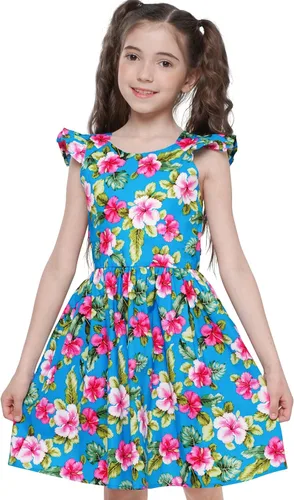 Miniatura 172 de Vestido de verano para niña, de algodón, con diseño floral