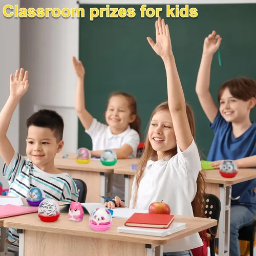 Miniatura 6 de 10 paquetes de regalos de fiesta para cestas de Pascua, juguetes esponjosos para aliviar el estrés de aumento lento para niños, bolsas de regalos