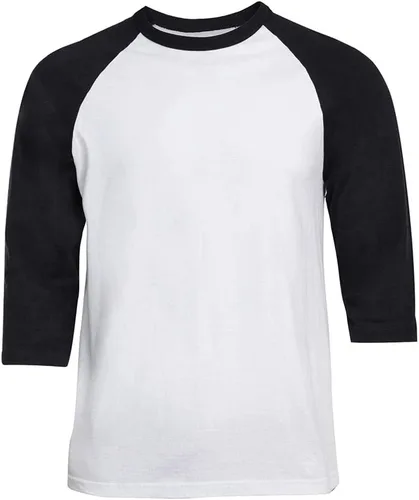 Miniatura 6 de Men's 3/4 Sleeve Raglan Cotton Baseball Tee Shirt