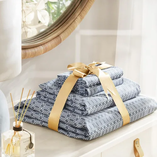 Miniatura 6 de Comfort Spaces Sábanas 100% algodón tamaño individual, transpirables, naturalmente frescas, sábanas de algodón suave con bolsillo elástico de 14