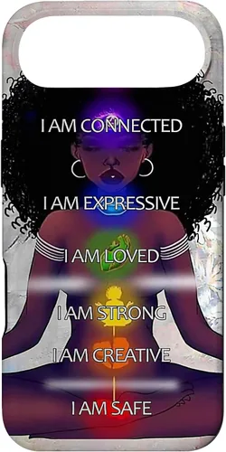 Miniatura 27 de Black Women Chakra Connected Expressive Strong Curly Hair Case for iPhone 17