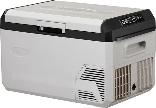 Miniatura 11 de Refrigerador portátil para auto de 30L, congelador de 32 cuartos de galón, refrigerador de una zona con evaporador de expansión por soplado, puerta