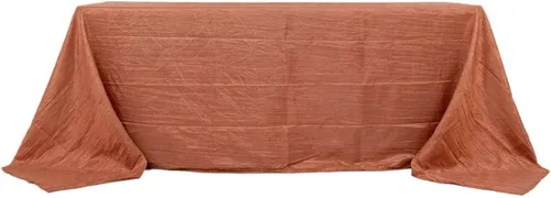 Miniatura 3 de Balsa Circle Mantel rectangular de tafetán arrugado de acordeón negro de 90 x 132 pulgadas, suministros de decoración de recepción para bodas