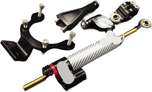 Miniatura 4 de HepbAk Amortiguador de motocicleta apto para Kawasaki Z900 2021-2023, estabilizador de motocicleta, amortiguador de dirección, soporte de montaje