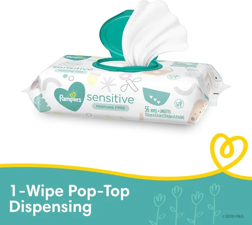 Miniatura 7 de PAMPERS - Pañales desechables Baby Dry talla 5 por 164 unidades; suministro para un mes que incluye 6 paquetes con tapa de toallitas para bebé por