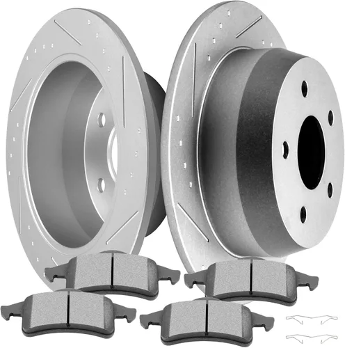 Miniatura 20 de SCITOO Kit de freno delantero Rotores de freno delantero y pastillas de freno de cerámica para Hyundai Sonata 2009-2015, 2011-2016 para Kia Optima