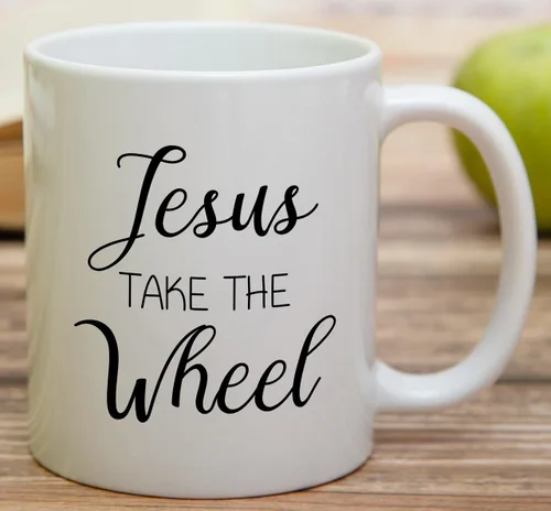 Miniatura 29 de Retreez Taza divertida – This Girl Runs on Coffee + Jesus - Tazas de café de cerámica de 11 onzas – Divertido, sarcasmo, sarcástico, motivacional