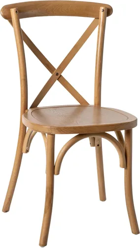 Miniatura 21 de Flash Furniture Advantage Medium con silla X-Back de grano blanco Grano blanco medio