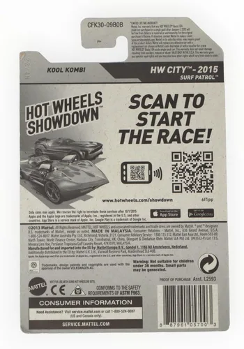 Miniatura 2 de 2015 Hot Wheels Hw City - Volkswagen Kool Kombi