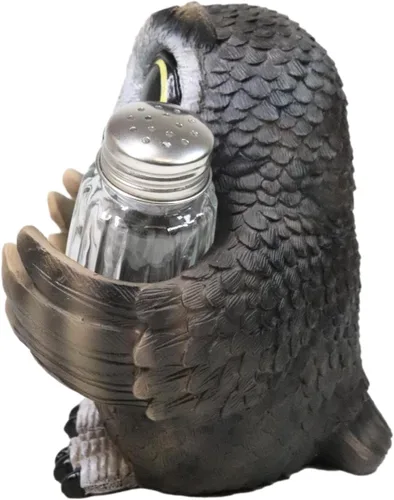 Miniatura 2 de Ebros Gift Whimsical Owlet Baby Owl con grandes ojos redondos de cristal, salero y pimentero, juego de figuras de exhibición de 6 pulgadas de alto